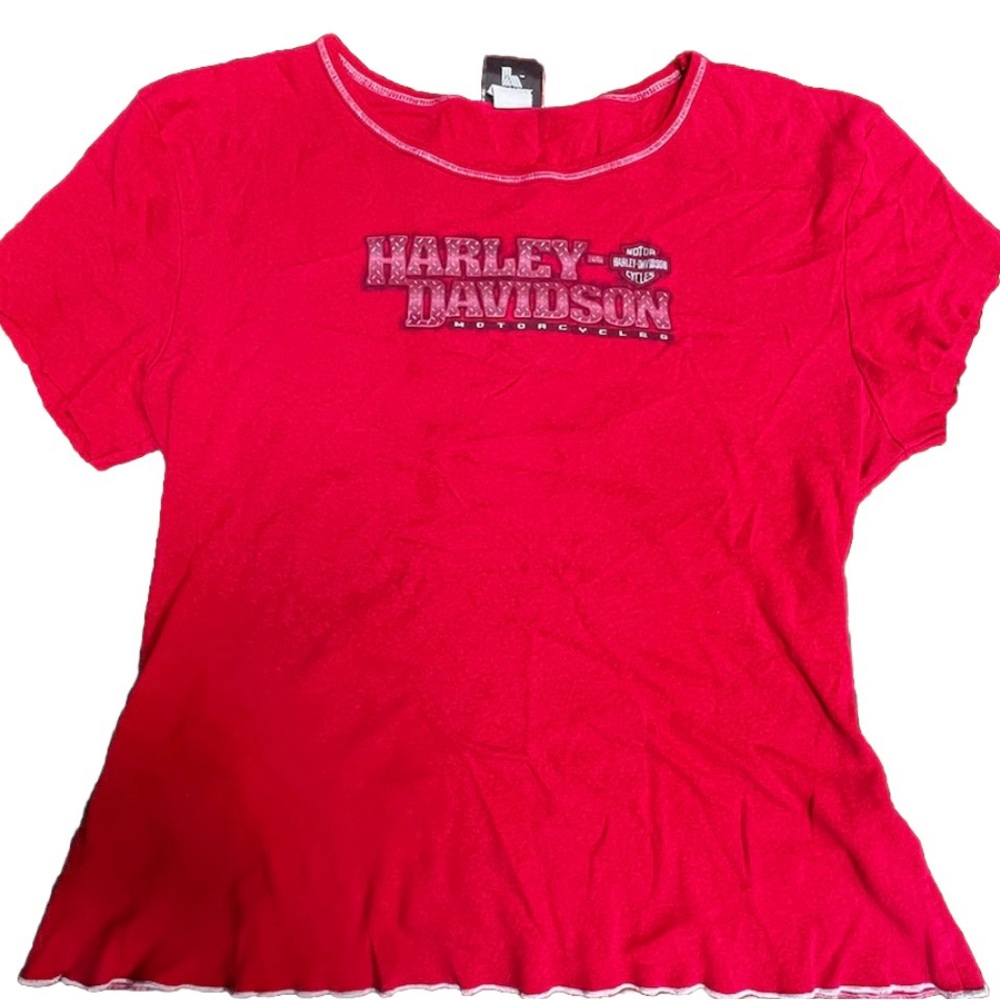 Vintage 2004 Women’s Harley Davidson Red Tee